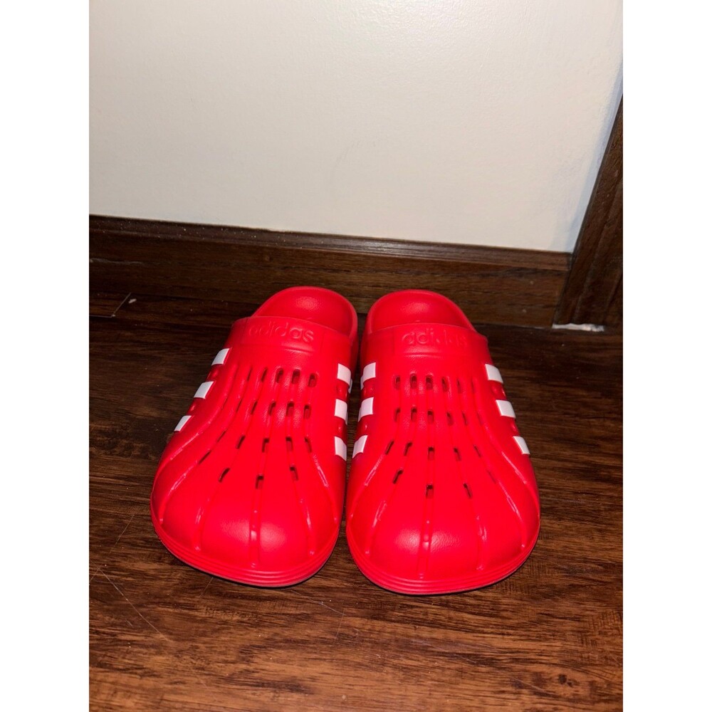 Adidas Red Clogs Sandals